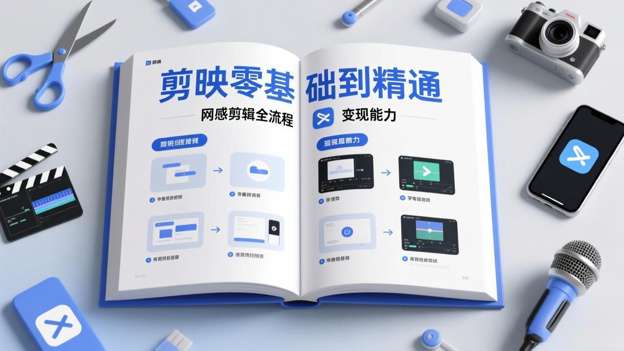 剪映零基础也能快速上手,从入门到精通掌握网感剪辑全流程,掌握能直接变现的剪辑能力插图 剪映零基础也能快速上手,从入门到精通掌握网感剪辑全流程,掌握能直接变现的剪辑能力插图