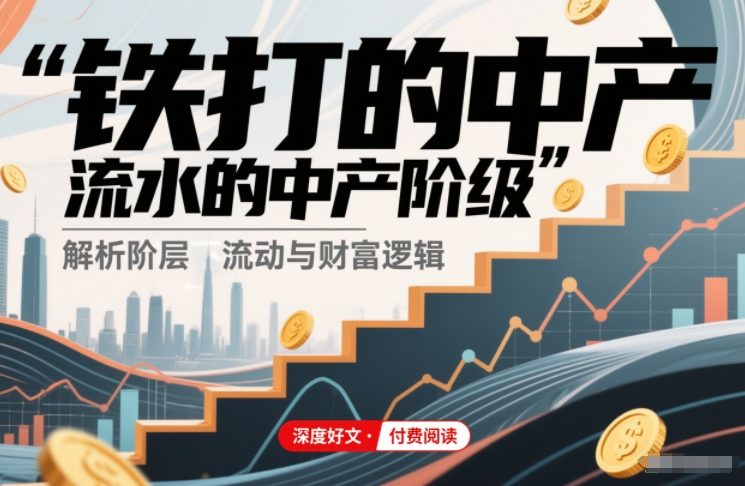 付费文章：铁打的中产，流水的中产阶级-DE云网创