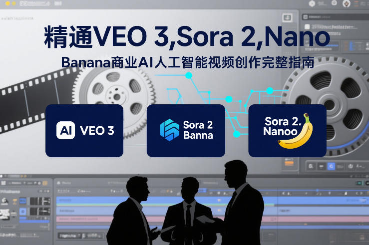 精通VEO 3,Sora 2,Nano Banana商业AI人工智能视频创作完整指南插图 精通VEO 3,Sora 2,Nano Banana商业AI人工智能视频创作完整指南