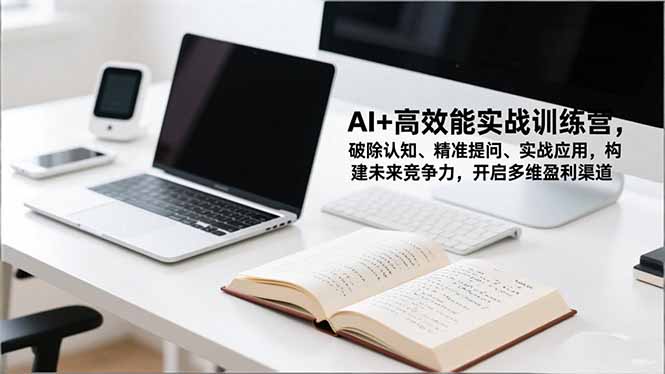 AI+高效能实战训练营，破除认知、精准提问、实战应用，构建未来竞争力，开启多维盈利渠道-DE云网创