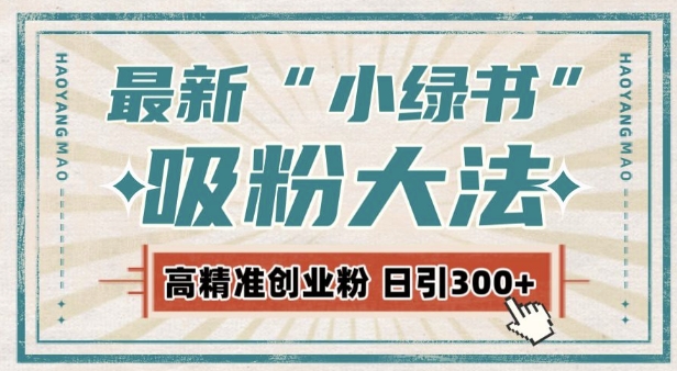 最新自动化“吸粉术”，小绿书激活私域流量，每日轻松吸引300+高质精准粉!-DE云网创