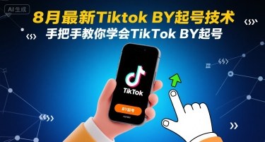 8月最新Tiktok搬运起号技术，手把手教你学会TikTok搬运起号-DE云网创