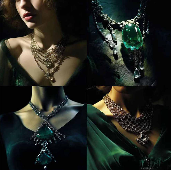 460+专业Midjourney珠宝摄影AI提示词戒指,项链-耳环-手链-宝石等,立即开始创作珠宝艺术插图2 460+专业Midjourney珠宝摄影AI提示词戒指,项链-耳环-手链-宝石等,立即开始创作珠宝艺术