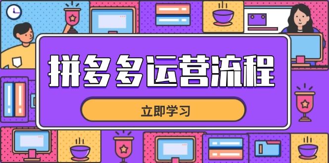 （14503期）拼多多运营流程，从选品到流量，全链路运营技巧，助力店铺爆单-DE云网创