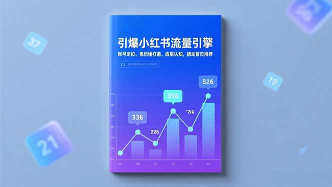 引爆小红书流量引擎，账号定位、视觉锤打造、底层认知，撬动首页推荐-DE云网创