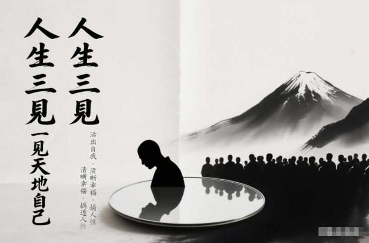 人生三见一见天地见众生见自己，活出自我拥有清晰幸福人生，搞透人性-DE云网创