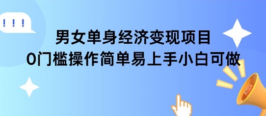 女单身经济项目变现周期长可复购率高日入1k+-DE云网创