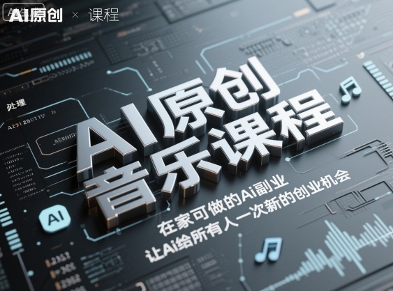 AI原创音乐课程,在家可做的Ai副业,让Ai给所有人一次新的创业机会插图 AI原创音乐课程,在家可做的Ai副业,让Ai给所有人一次新的创业机会