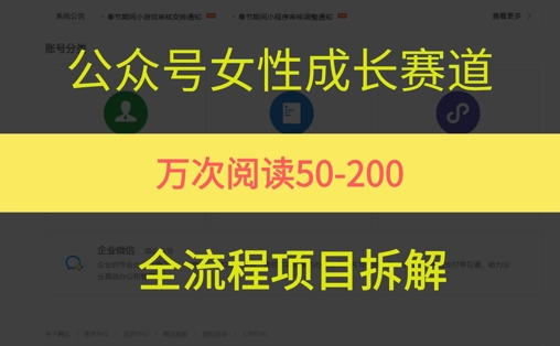 公众号女性赛道，最近爆火系列，条条作品阅读量10w+-DE云网创