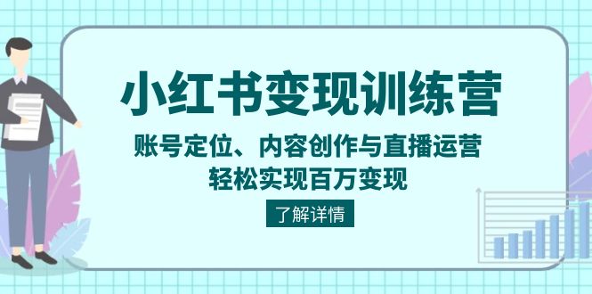 （13718期）小红书变现训练营：账号定位、内容创作与直播运营，轻松实现百万变现-DE云网创
