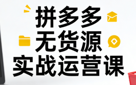 子枫老师·拼多多无货源实战运营课(更新12月)插图