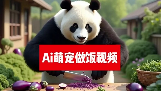 最新萌宠赛道，AI猫咪做饭视频，暴力变现日入500+，全流程拆解【揭秘】-DE云网创