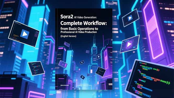 Sora2 AI视频生成的系统教程(英文版-DE云网创